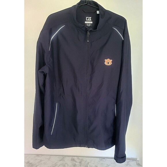 Cutter & Buck Auburn Univ. Unisex Large Windbreaker Weathertec Jacket & Hat Cap - Picture 2 of 16